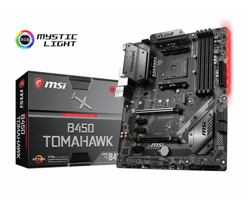 MSI B450 TOMAHAWK материнская плата AMD B450 Разъем AM4 ATX