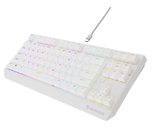 GENESIS NKG-2078 Thor 230 TKL RGB toetsenbord Wit, afbeelding 5