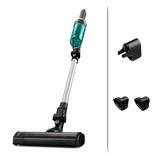 Rowenta RH1127 2-in-1 stick vacuum Battery Cухой Без мешка 0,4 L Синий, Алюминий