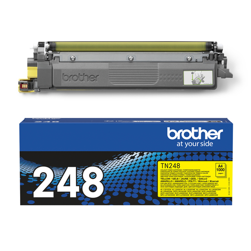 Original Brother TN248Y Yellow Toner Cartridge - image 2