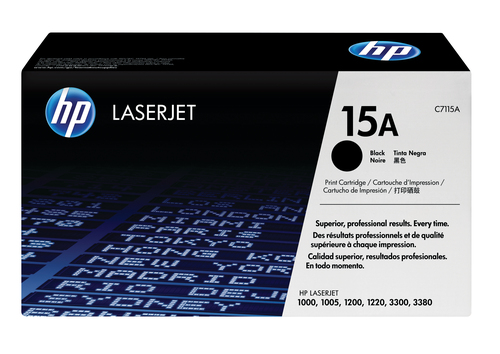 HP 15A Black Original LaserJet Toner Cartridge – image 1