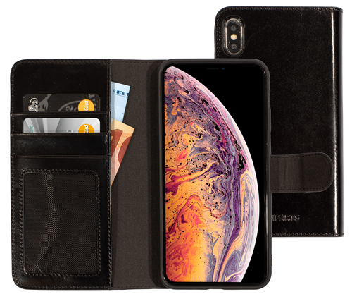 Mobiparts Excellent Wallet Case 2.0 Apple iPhone XS Max Jade Black