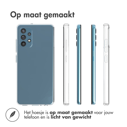 Accezz Clear Backcover Samsung Galaxy A32 (4G) - Transparant, afbeelding 4