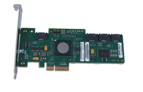 HP LSI 3041E SAS/SATA 3GB 4-port RAID Card