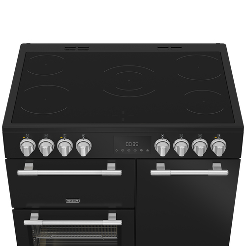 Hotpoint RH90CA20B cooker Gas Ceramic hob Black – image 4