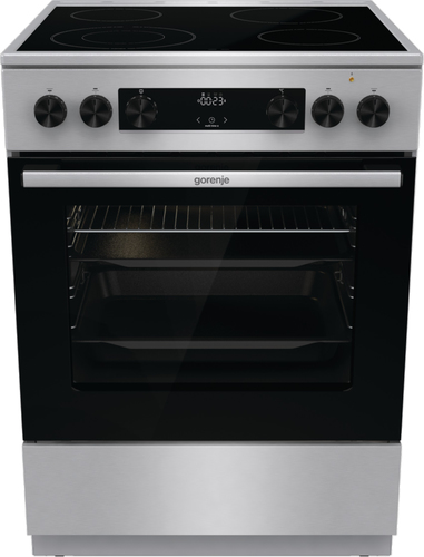 Gorenje GECS6C70XC cooker Freestanding cooker Electric Coil hob Stainless steel