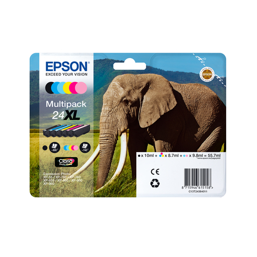 Epson 24XL Cartridges Combo Pack