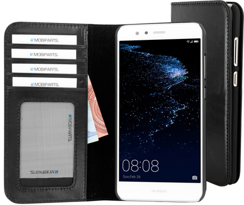 Mobiparts Excellent Wallet Case Huawei P10 Lite Jade Black