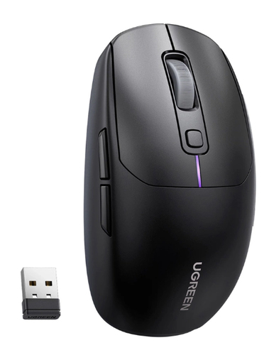 Ugreen MU103 mouse Gaming RF Wireless + Bluetooth + USB Type-C Optical 5000 DPI
