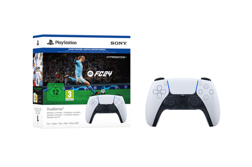 Sony Interactive Entertainment Bundle Controller wireless DualSense – EA SPORTS FC 24 Черный, Белый Bluetooth Геймпад Аналоговый/цифровой PlayStation 5