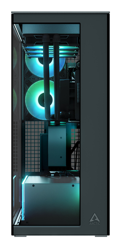 Arctic Xtender Mirror Midi-tower PC-behuizing, Gaming-behuizing Zwart – Foto 4 van 11