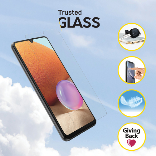 OtterBox Trusted Glass. Compatibilidade da marca: Samsung, Compatibilidade: A32, Funcionalidades de proteção: Resistente a