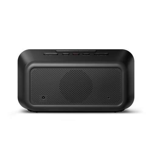 Philips TAR3306 Wake-Up Alarm Clock FM Radio in Black Black - image 2