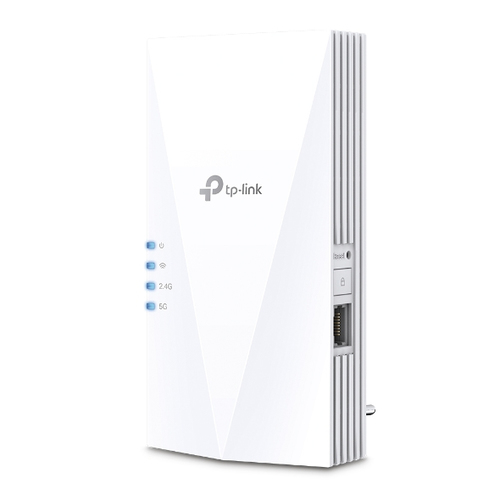 RE500X EXTENSOR DE RANGO TP-LINK WI-FI 6 RE500X AX 1500 BANDA DUAL MODO AP 1 PUERTO RJ45 GIGABIT TECNOLOGIA OneMesh UPC 840030702242