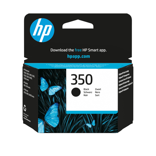 Original HP No.350 Black Print Cartridge - image 1