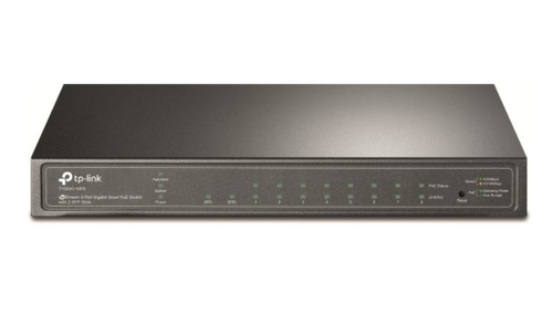 TP-Link T1500G-10PS (TL-SG2210P) Управляемый L2/L4 Gigabit Ethernet (10/100/1000) Питание по Ethernet (PoE) Черный