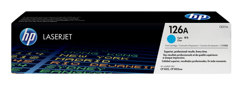 Original HP 126A Cyan Toner Cartridge (CE311A) - image 1
