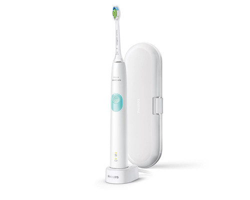 Philips 4300 series HX6807/28 electric toothbrush Adult Sonic toothbrush Mint colour, White
