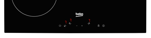 Beko HQC63402E hob Black Built-in