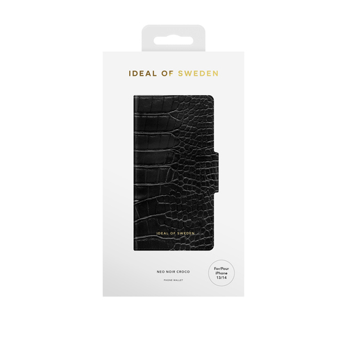 iDeal of Sweden Atelier Wallet iPhone 13/14 Neo Noir Croco – image 5
