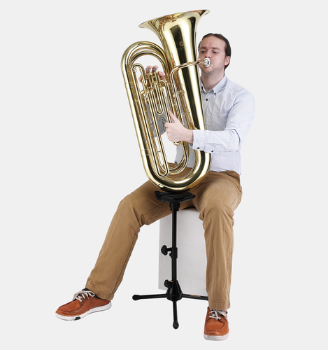 Hercules Stands DS-553B speelstatief voor tuba en euphonium, afbeelding 4