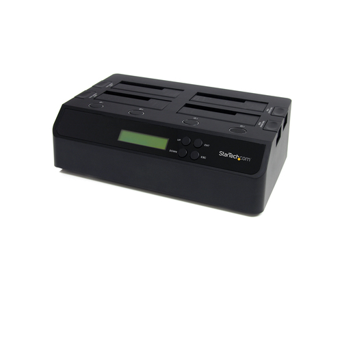StarTech.com 4-Bay Hard Drive Duplicator and Eraser, Standalone 1:3 SATA HDD/SSD Cloner/Copier, USB 3.0 / eSATA to SATA Docking Station, Hard Drive Duplicator a – image 6