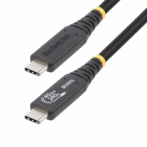 50C-40G-USB4-CABLE CABLE USB4 DE 50CM - TIPO C  CERTIFICADO USB-IF USB-C 40G