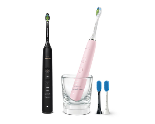 Philips HX9914/59 electric toothbrush Adult Sonic toothbrush Black, Pink