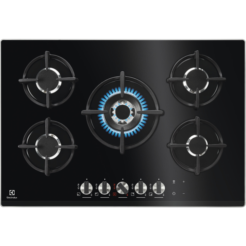 Electrolux KGG7538K Черный Встроенный 74 cm Газовый 5 зона(ы)