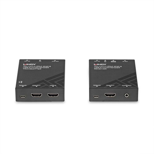 Lindy 70m Cat.6 HDMI 4K60, USB & Audio KVM Extender, afbeelding 4