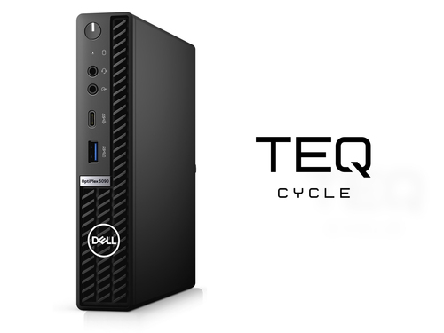 Teqcycle DELL OptiPlex 5090 Intel® Core™ i5 i5-11400T 16 GB DDR4-SDRAM 256 GB Твердотельный накопитель (SSD) Windows 11 Pro MFF Мини-ПК Черный