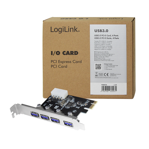Logilink PCI Express kaart, 4x USB 3.0, afbeelding 7