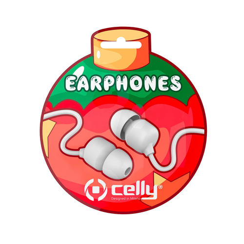Celly XMASEARBALLWH headphones/headset Wired In-ear Calls/Music White