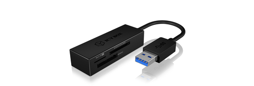 ICY BOX IB-CR300 card reader USB 3.2 Gen 1 (3.1 Gen 1) Type-A Black