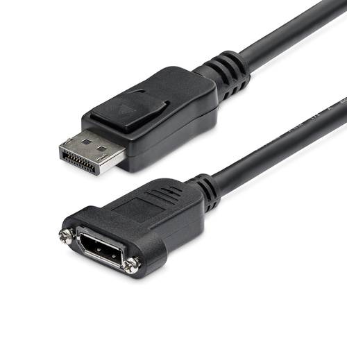 CABLE DISPLAYPORT 91CM PARA  MONTAJE EN PANEL HEMBRA A MACHO  - DPPNLFM3