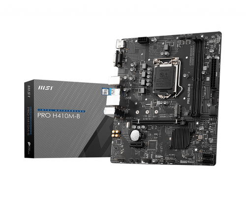MSI PRO H410M-B материнская плата Intel H510 LGA 1200 (Socket H5) Микро ATX