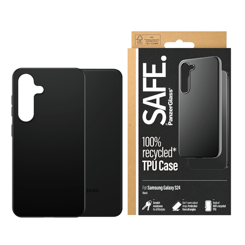 PanzerGlass SAFE. by PanzerGlass® TPU Case Samsung Galaxy S24 | Black – image 2