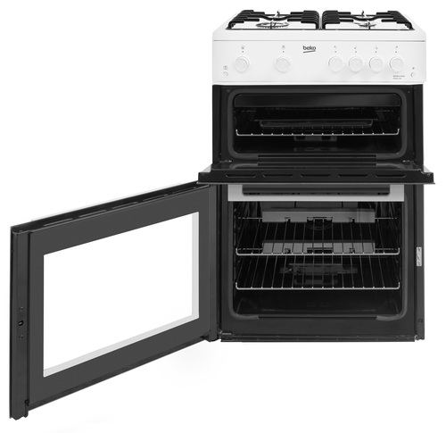 Beko KDG611W 60cm Freestanding Gas Double Oven Cooker – image 2