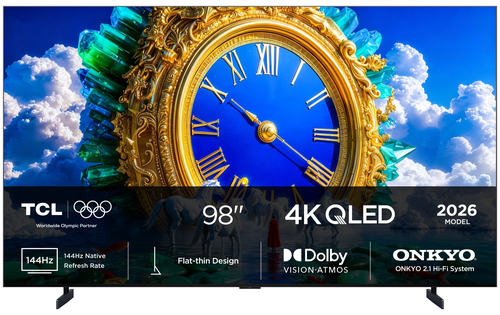 TCL A400 98A400 TV 2.49 m (98") 4K Ultra HD Smart TV Wi-Fi Black 1000 cd/m² – image 1