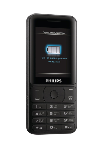 Philips Xenium CTE180BK/00 mobile phone