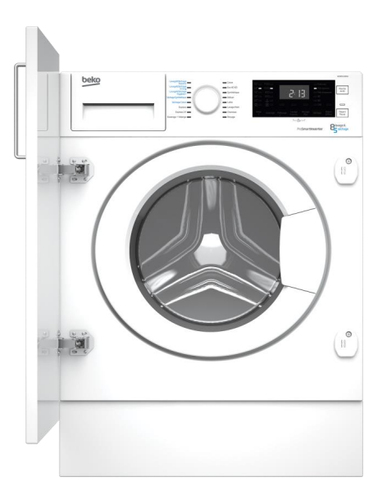 Beko WDI8511B0W washer dryer Built-in Front-load White