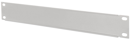 Intellinet 10" Blindabdeckung, 1 HE, verdeckt ungenutzte Bereiche in 10"-Schränken, Metall, grau