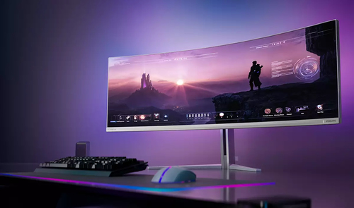 Philips Evnia 8000 49M2C8900L/00 48.9" Dual Quad HD 144Hz OLED Gaming Monitor with FreeSync™ Premium Pro - White / Silver, White - image 7
