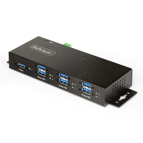 STARTECH 7pt Managed Industrial USB Hub