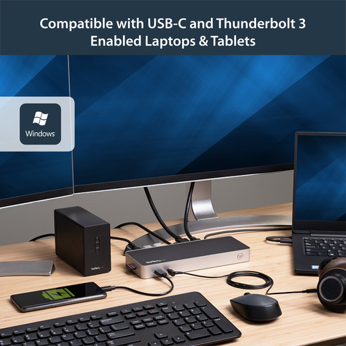 StarTech.com USB C Dock - Dual Monitor HDMI & DisplayPort 4K – image 9