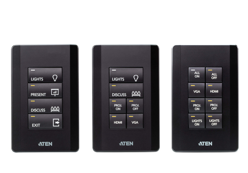 Aten 8 Button Keypad With 1 Gang US Wall Plate