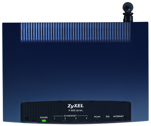 Zyxel P-660HW-D1 wireless router Black, Blue – image 2