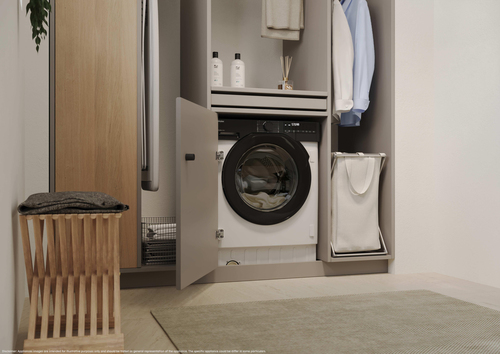 Haier Series 6 BHA6S696M6DB9-80 Integrated 9 kg Washer Dryer, White - image 4