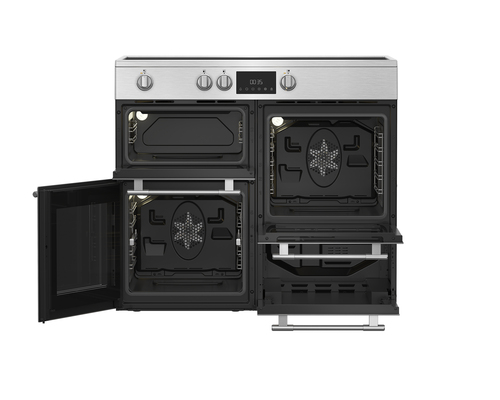Hotpoint RH100IA21X cooker Range cooker Electric Zone induction hob Stainless steel – image 9