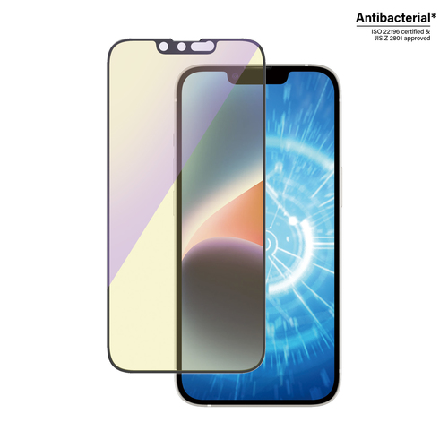 PanzerGlass ® Anti-blue light Screen Protector iPhone 14 | 13 | 13 Pro | Ultra-Wide Fit w. EasyAligner Прозрачная защитная пленка Apple 1 шт